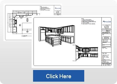 Custom kitchen shop drawings with table leg island posts